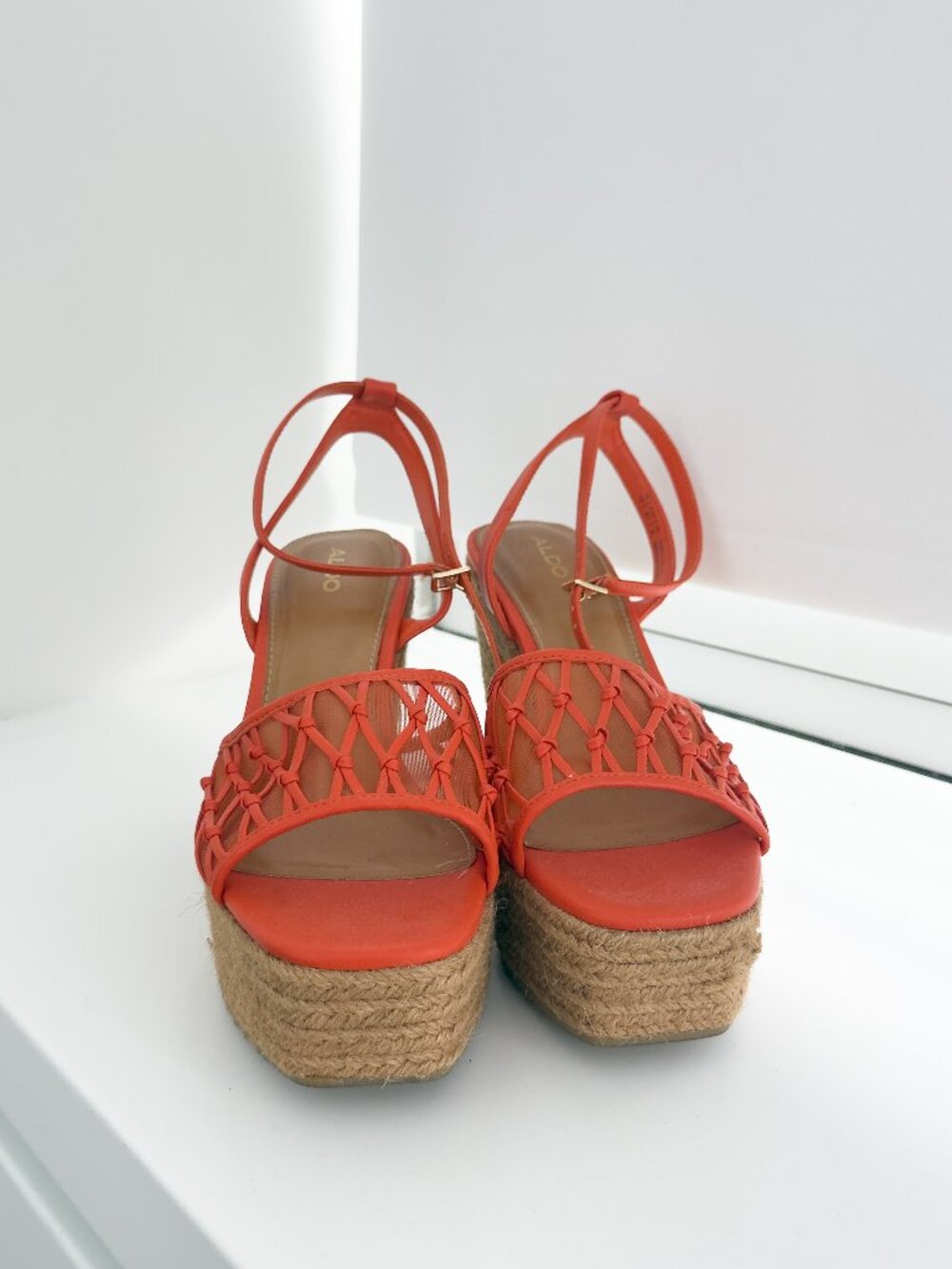 ALDO - Dellen Wedge - Orange - Women - 10